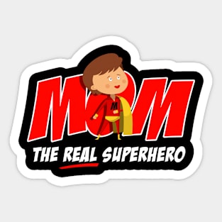 Real Superhero Mom Sticker